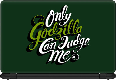 

Mugs4You Only Godzila can Judge me Laptop Skins & Stickers HD Quality for 15.6 inches Laptop Vinyl Laptop Decal 15.6