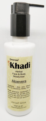 

khadi Omorose Aloevera Moisturiser (Face & Body) 210ml(210 ml)