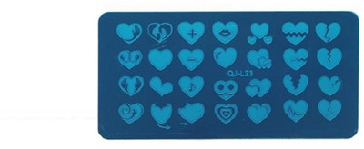 

SYGA 1 Piece QJ-L23 Style Nail Plates Nail Art Image Stamping Plates Nail Sticker(Silver)
