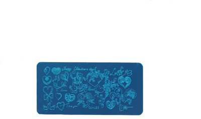 

SYGA 1 Piece QJ-L25 Style Nail Plates Nail Art Image Stamping Plates Nail Sticker(Silver)