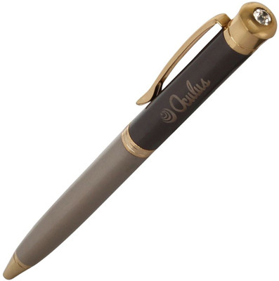 

Oculus Athlete-0012 Designer Chocolate, Golden Combination metallic Ball Pen