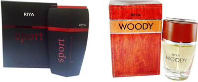 

Riya SPORT AND WOODY Eau de Parfum - 60 ml(For Men & Women)