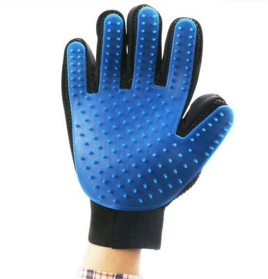 

K kudos Enterprise Grooming Gloves for Dog, Cat(Blue, Fits All)
