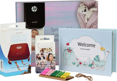 

HP Sprocket Gift Pack Photo Printer(Red)
