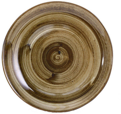 

Caffeine 7IN Ceramic in Brown Metallic (Set of 1) Handmade Plate