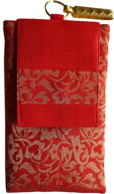 

Mahadev Exports Mobile pouch with zip behind Mobile Pouch(Red)
