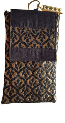 

Mahadev Exports Mobile pouch with zip behind Mobile Pouch(Black)