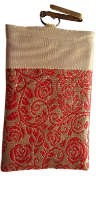 

Mahadev Exports Mobile pouch with zip behind Mobile Pouch(Gold)