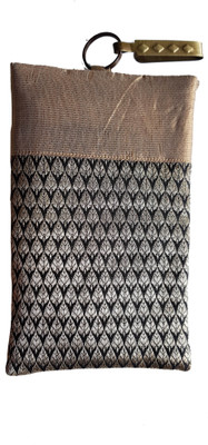 

Mahadev Exports Mobile pouch with zip behind Mobile Pouch(Gold)