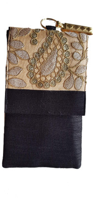 

Mahadev Exports Mobile pouch with zip behind Mobile Pouch(Black)