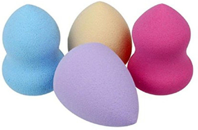 

Gjshop Set of 4 Makeup Beauty Foundation Cream Powder Liquid Blender Spong Puff
