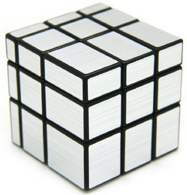 

INDIABUY Silver Mirror Cube 3d Puzzle Brain Teaser Recommended Age 3-99years(1 Pieces)