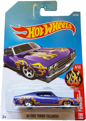 

Hot Wheels Flames 69 Ford Torino Talladega Purple(Purple)
