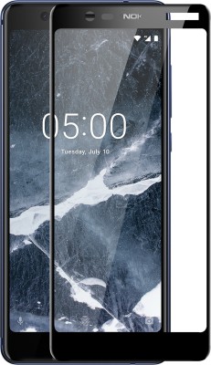 HUPSHY Edge To Edge Tempered Glass for Nokia 5.1(Pack of 1)