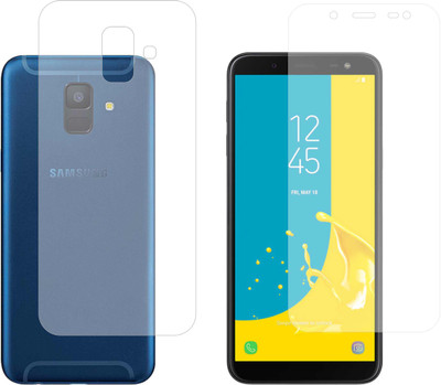 CASE CREATION Front and Back Screen Guard for Samsung Galaxy J6(Pack of 2)