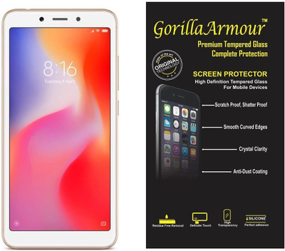 Gorilla Armour Tempered Glass Guard for Mi Redmi 6(Pack of 1)