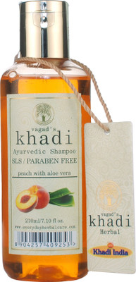 

Vagad's Khadi Peach with Aloevera Shampoo(210 ml)