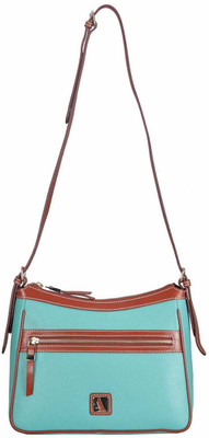 

Adamis Women Casual Green Genuine Leather Sling Bag