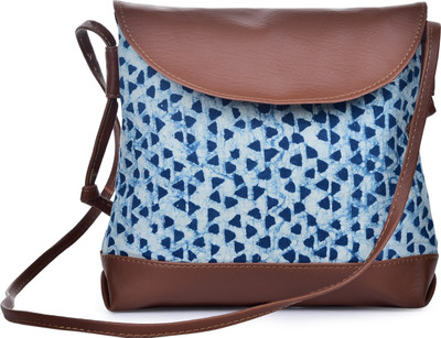 

MAAND Women Casual Multicolor Leatherette, PU, Cotton Sling Bag