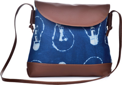 

MAAND Women Casual Multicolor Leatherette, PU, Cotton Sling Bag