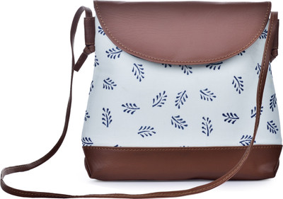 

MAAND Women Casual Multicolor Leatherette, PU, Cotton Sling Bag