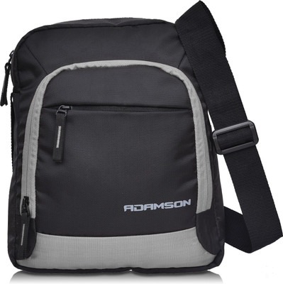 

Adamson Men & Women Casual Black, Grey Polyester Sling Bag