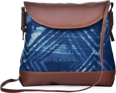 

MAAND Women Casual Multicolor Leatherette, PU, Cotton Sling Bag