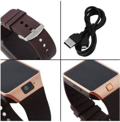 sourceindiastore Smartwatch with high quality Brown Smartwatch(Brown Strap Free Size)