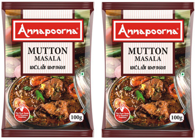 

Annapoorna Mutton Masala 100gms Pack of 2(2 x 100 g)