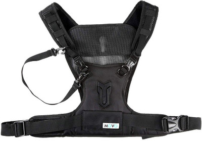

MOVO Photo HSG-7 Deluxe Neoprene Soft Padded Dual Wrist and Grip Strap for Canon EOS, Nikon, Sony, Olympus, Pentax & Panasonic DSLR Cameras Strap(Black)