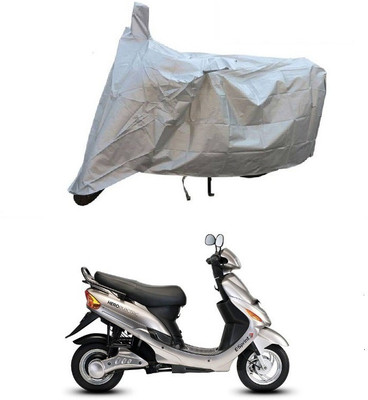 JVG Two Wheeler Cover for Hero(E Sprint, Silver)