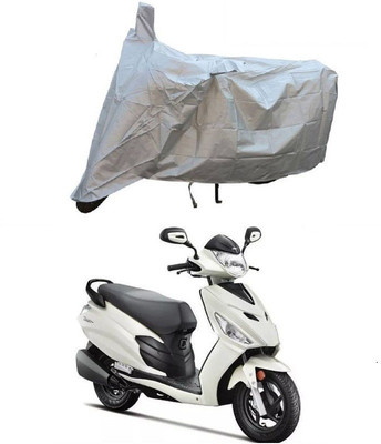 JVG Two Wheeler Cover for Hero(Moto Corp Duet, Silver)