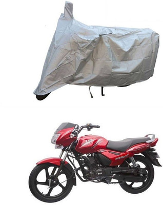 JVG Two Wheeler Cover for TVS(Star, Silver)