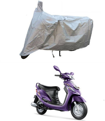 JVG Two Wheeler Cover for Mahindra(Rodeo, Silver)