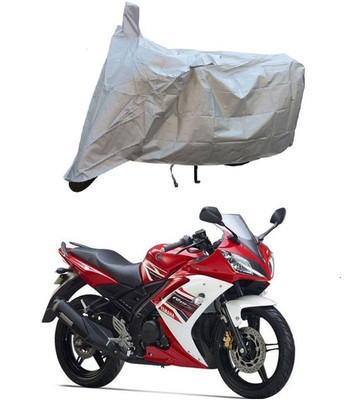JVG Two Wheeler Cover for Yamaha(YZF R15 S, Silver)