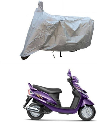 JVG Two Wheeler Cover for Mahindra(Rodeo RZ, Silver)