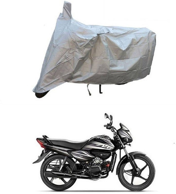 JVG Two Wheeler Cover for Hero(Splendor NXG, Silver)
