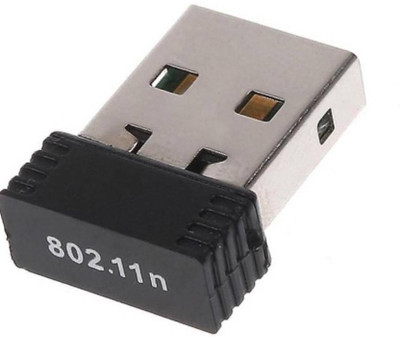

TOLERAR High Speed Mini WiFi Dongle Receiver 300Mbps, USB 2.0 Wireless LAN Card , Network Connector, nano external dongle_06 USB Adapter(Multicolor)