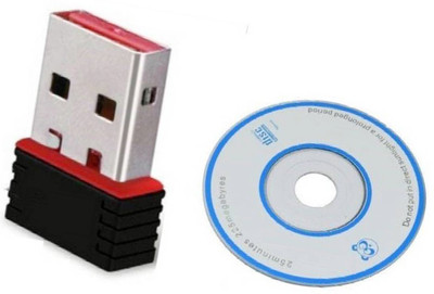 

TOLERAR High Speed Mini WiFi Dongle Receiver 300Mbps, USB 2.0 Wireless LAN Card , Network Connector, nano external dongle_01 USB Adapter(Multicolor)