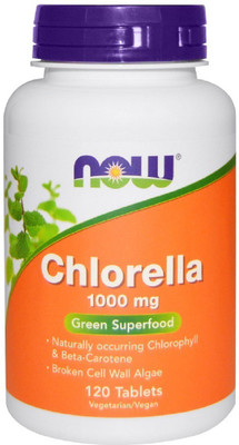 

Now Foods Now Foods, Chlorella, 1000 mg, 120 Tablets(120 No)