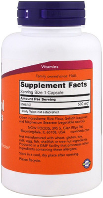

Now Foods Now Foods, Inositol Capsules,(100 No)