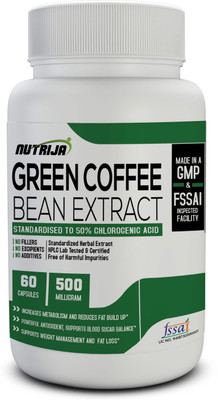 

NutriJa Green Coffee Bean Extract Capsules(60 No)