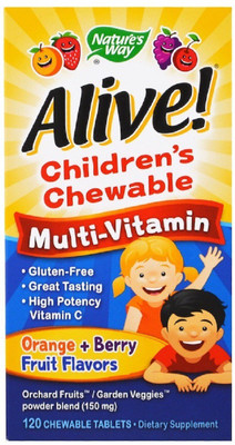 

Nature's Way Nature's Way, Alive! Children's Chewable Multi-Vitamin,(120 No)