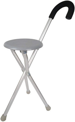 

Smartcraft Walking Stick with Stool ,Walking Stick Elderly Folding Chair/Stool Cane Stainless Steel Walking Stick Walking Stick