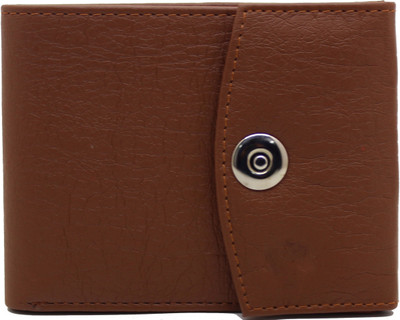 

MS Men Formal Brown Artificial Leather Wallet(6 Card Slots), Tan