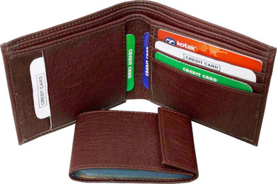 

Ibex Men Casual Brown Artificial Leather Wallet(5 Card Slots), Black