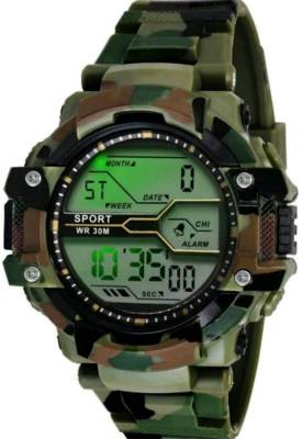 indo club 012 indo club GREEN ARMY Pattern CASUAL LOOK SEVEN LIGHT