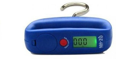 

Manogyam Electronic 50 Kg Portable Handheld Digital Luggage Lcd Screen Weighing Scale(Blue)