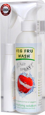 Veg Fru Wash Liquid Cleanser for Vegetables and Fruits(375 ml)
