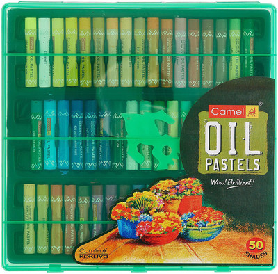 

Camel Oil Pastels 50 Shades Reusable Pack
